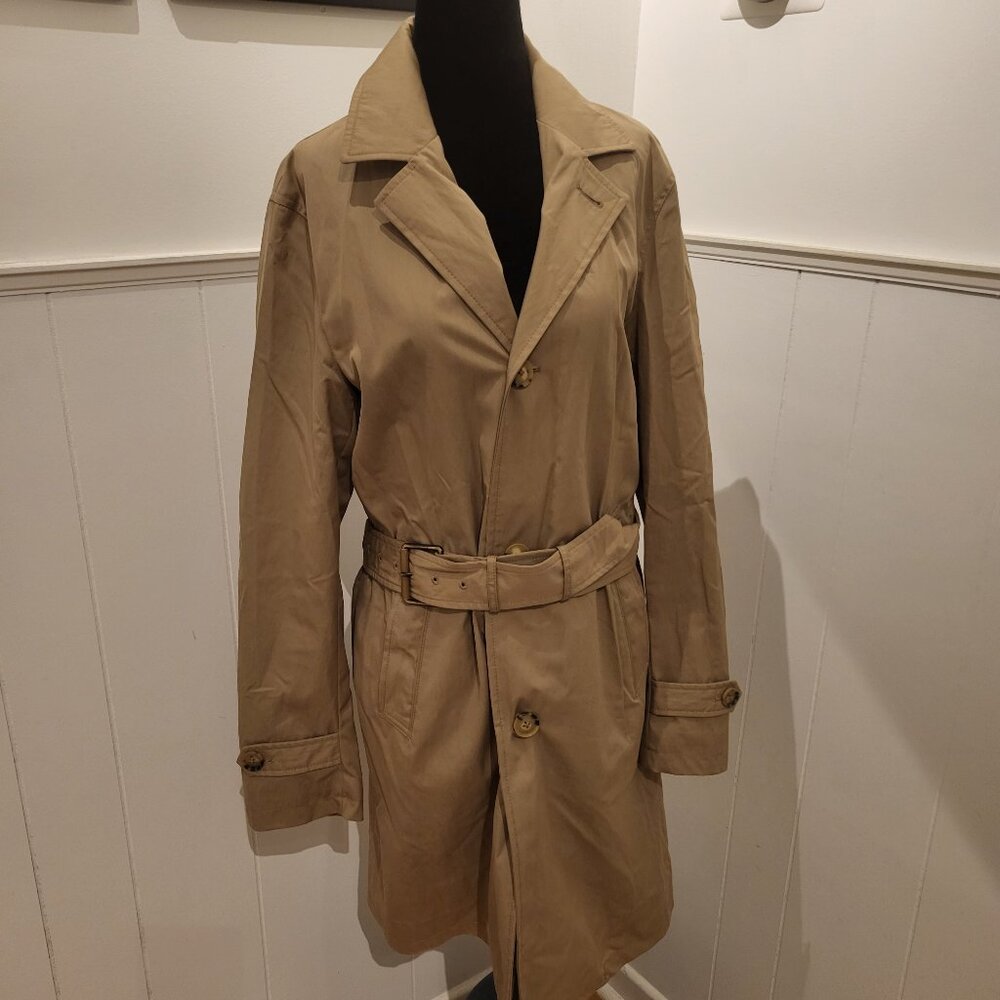 Medium Massimo Dutti Trench coat tan color